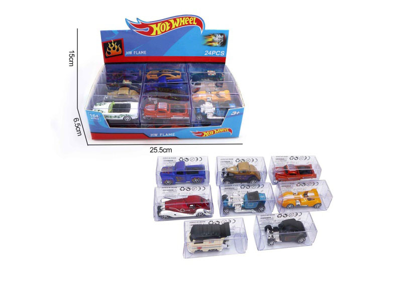 1:64 Alloy Vintage Car (Single Piece Price /24 Pieces Per Box)