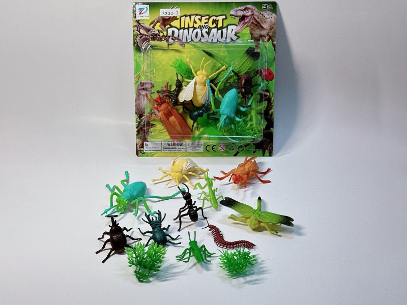 Pvc Simulation Insect 12Pcs