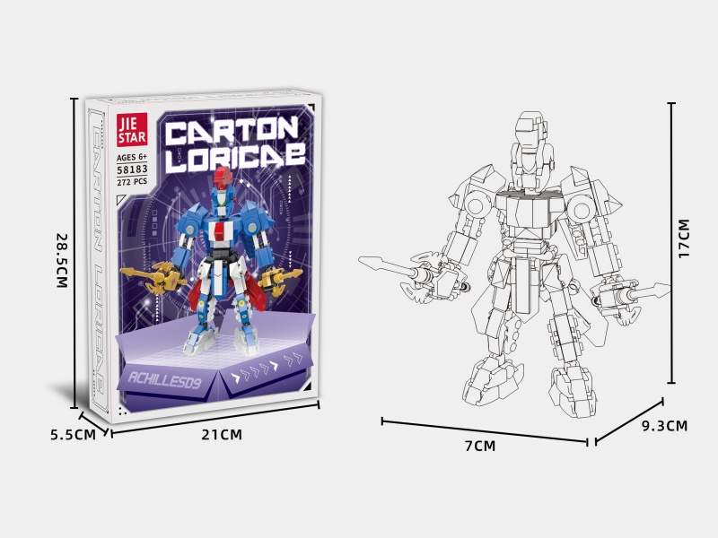 Building Blocks: Achilles - Chinese-English Universal Box - 272Pcs