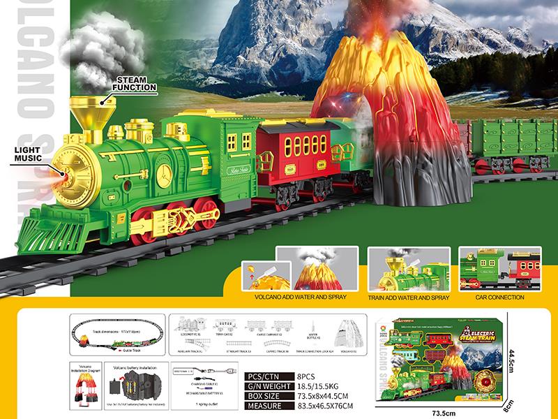 Classical Steam Electric Rail Train Toy