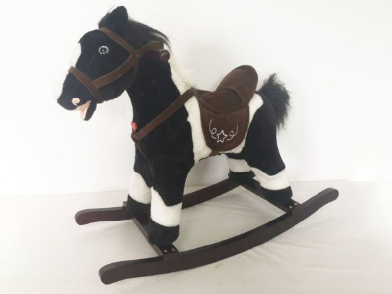 B/O Wooden Rocking Horse With Music