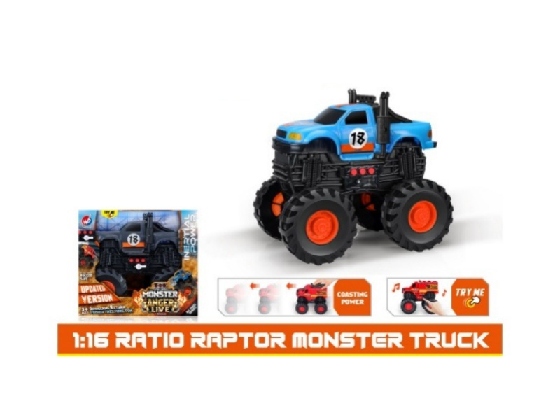 1:16 Fire Wheel Pickup Truck Inertia Vehicle [With Lights And Music]