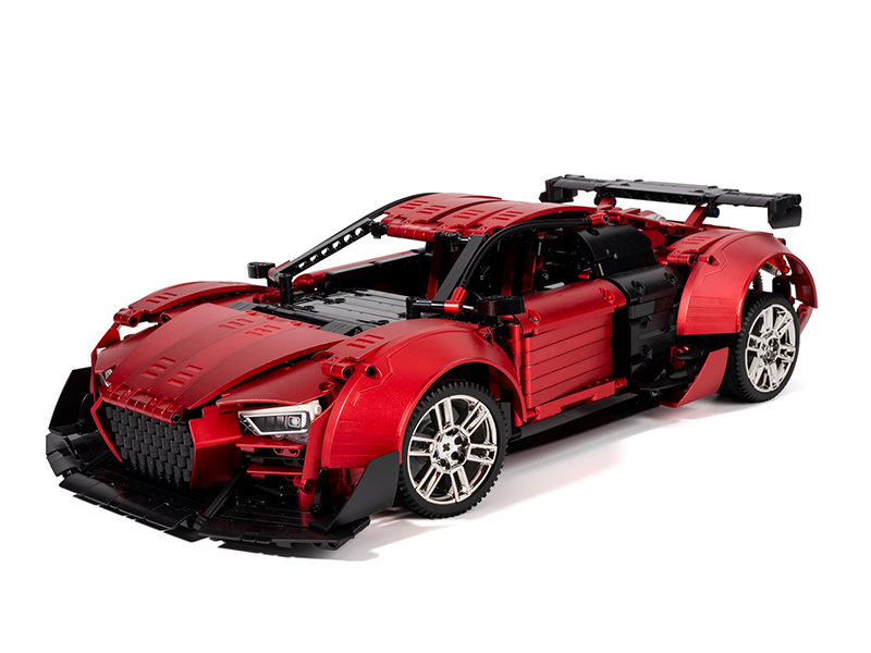 1:10 R8 Car Model Building Blocks 2641PCS