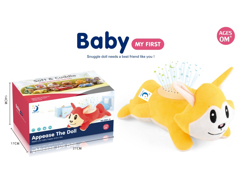 Plush Fox Toy With Light And Music