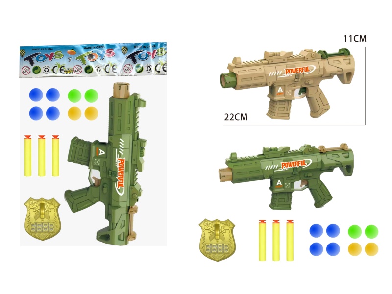M4 Soft Bullet/ Table Tennis Gun With Police Emblem
