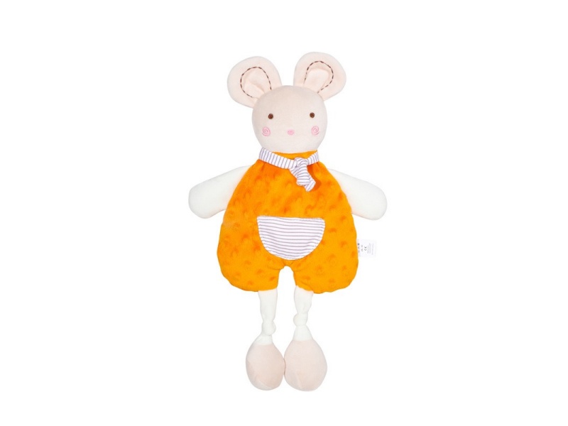 Mouse Plush Paper Baby Soothing Pillow