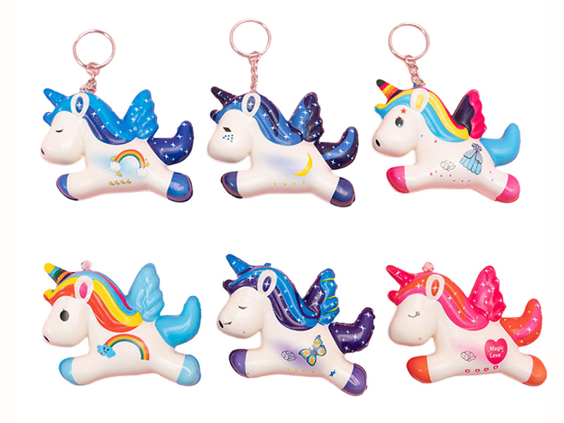 Slow-Rebounding Unicorn Keychain
