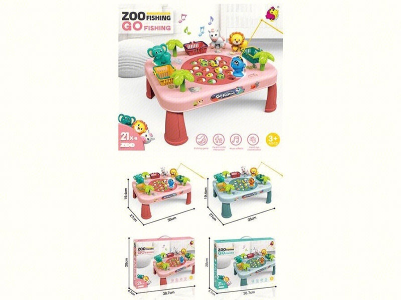 The Animal Rotates The Fishing Plate