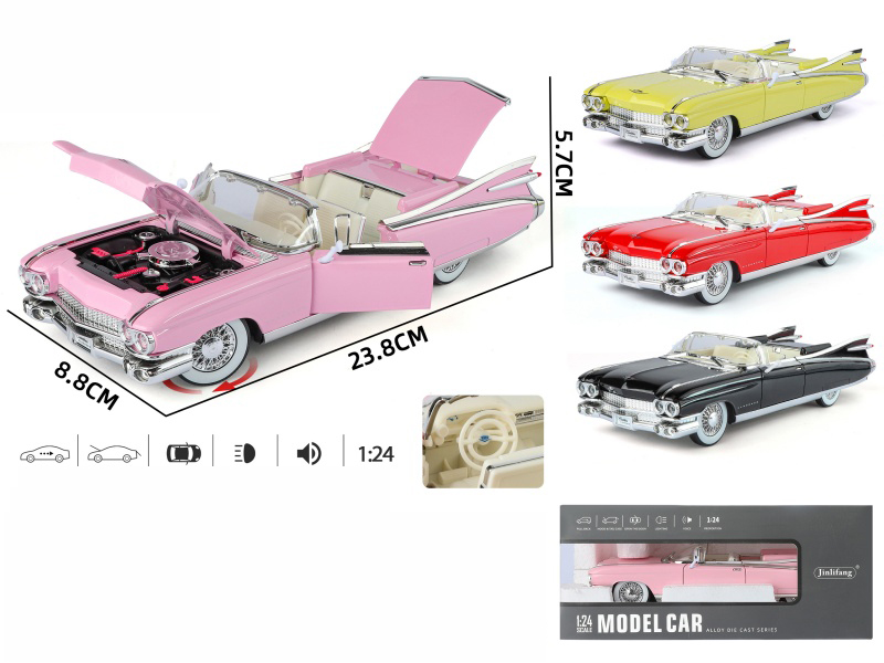 1:24 Cadillac Streetcar Version Alloy Car
