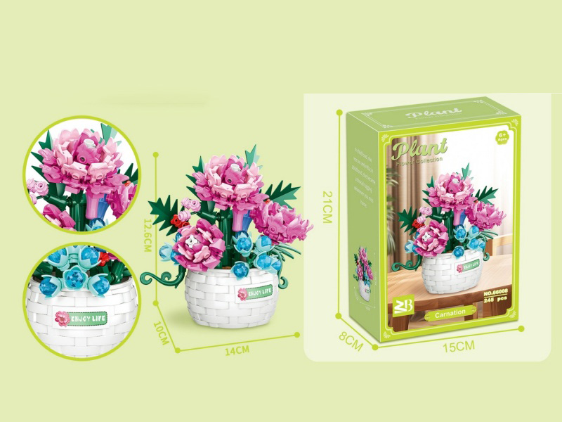 Building Blocks: Carnation 245 Pieces