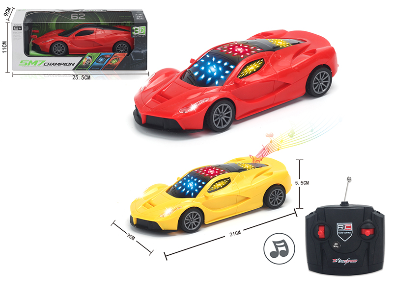 5CH Ferrari Remote Control Car With 3D Light And Music