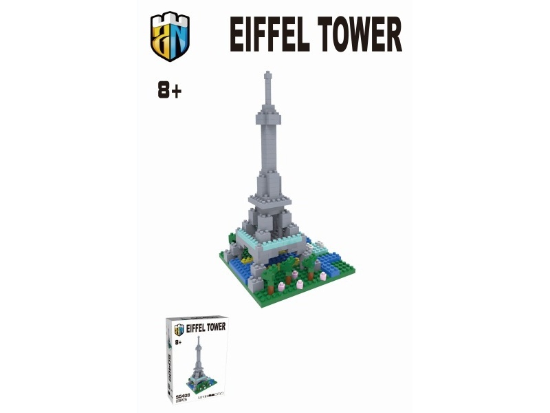 228 PCS Of Building Blocks For The Eiffel Tower