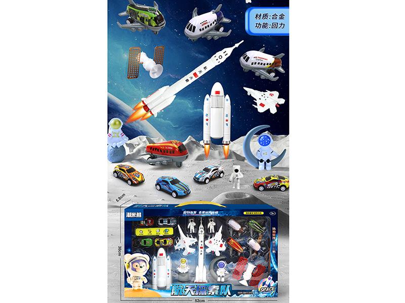 Space Exploration Team Scene Simulation Toy