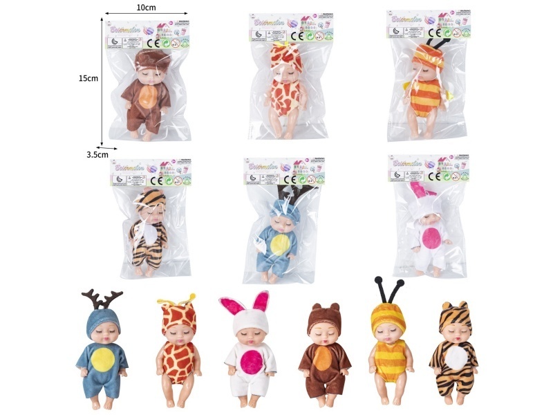 4-Inch Full-Body Sleeping Doll