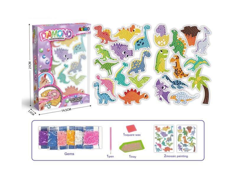 Creative Diamond Painting Set - Dinosaur
