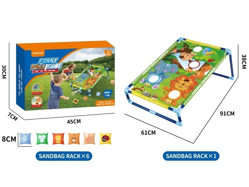 Animal Park Basketball Shooting Sandbag Rack