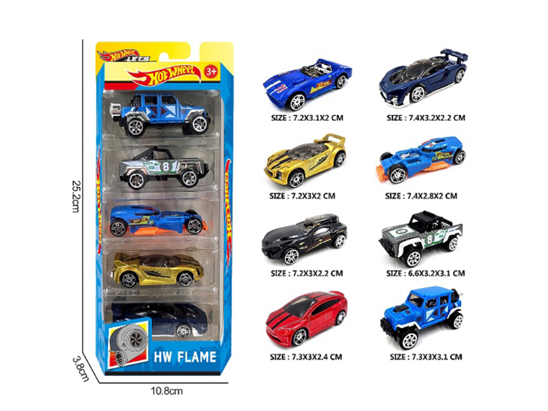 Alloy Cars 5pcs