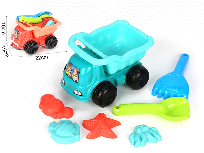 7PCS Medium Beach Truck Set