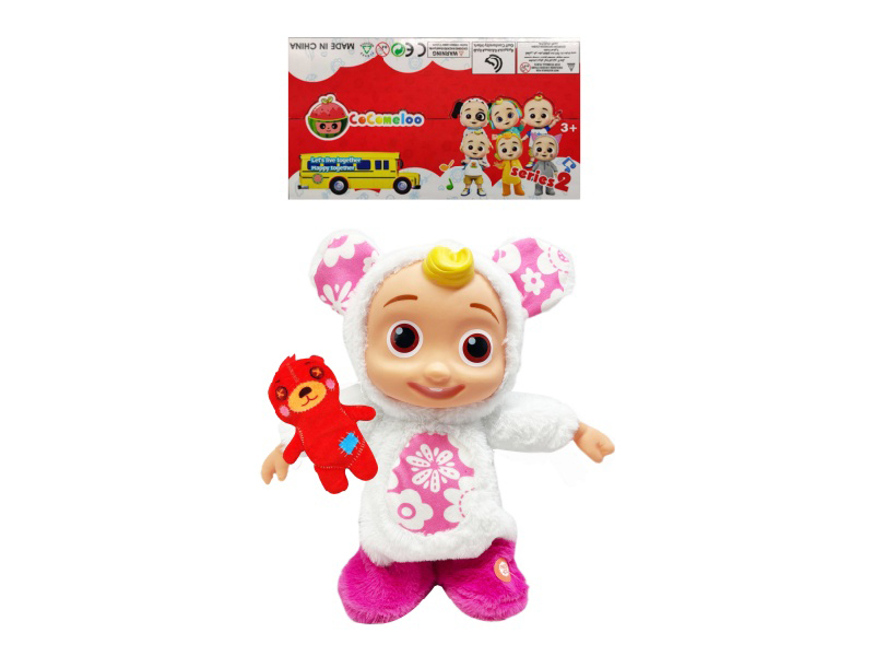 22 Inch B/O Solid Cocomelon JJ Boy Doll With Bear
