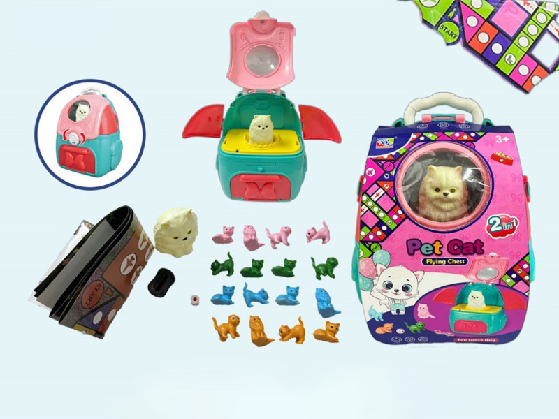 Cat Flying Chess Backpack