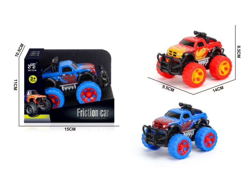 Inertia Pickup Fire Dragon Off-Road Vehicle 1:43