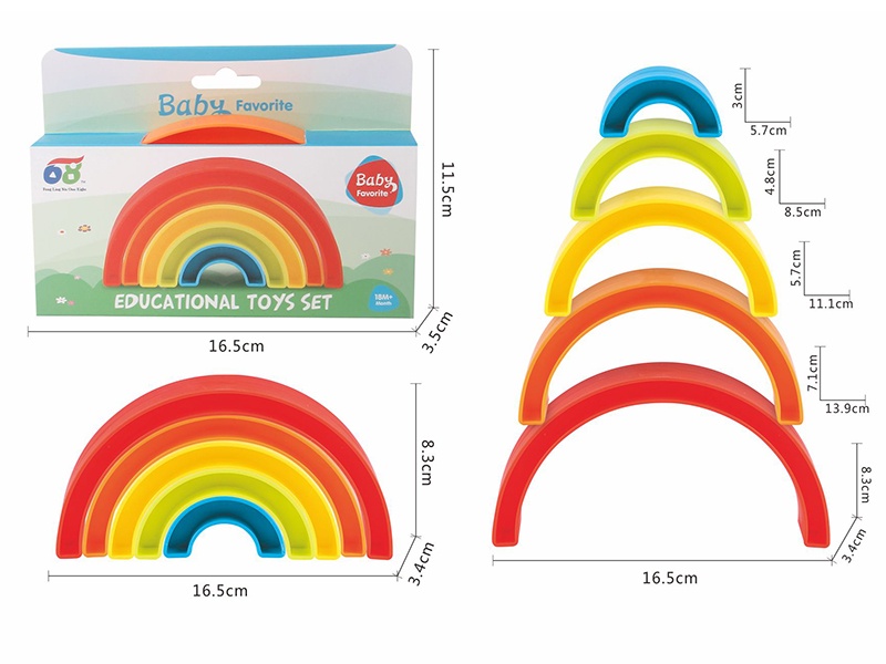 Yi Rui Rainbow Tablet Jenga