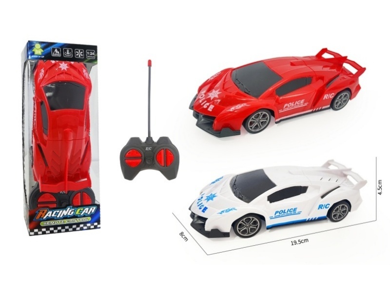 1:24, 4CH Remote-Controlled Police Car Lanbo Is Not Electrified