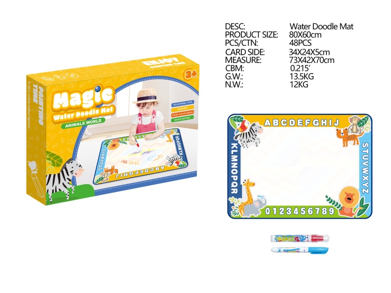 Animals World Theme Magic Water Doodle Mat