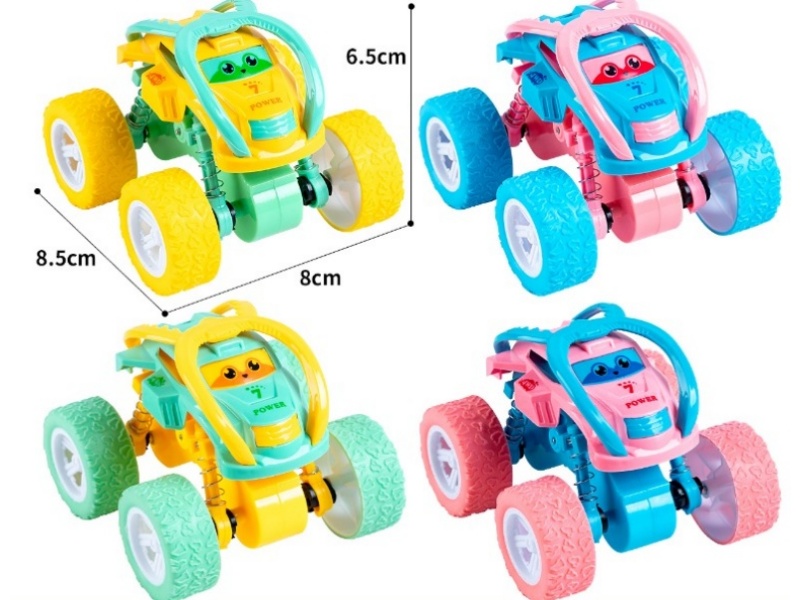 Friction Stunt Four-Wheel Drive Spider Car Macaron