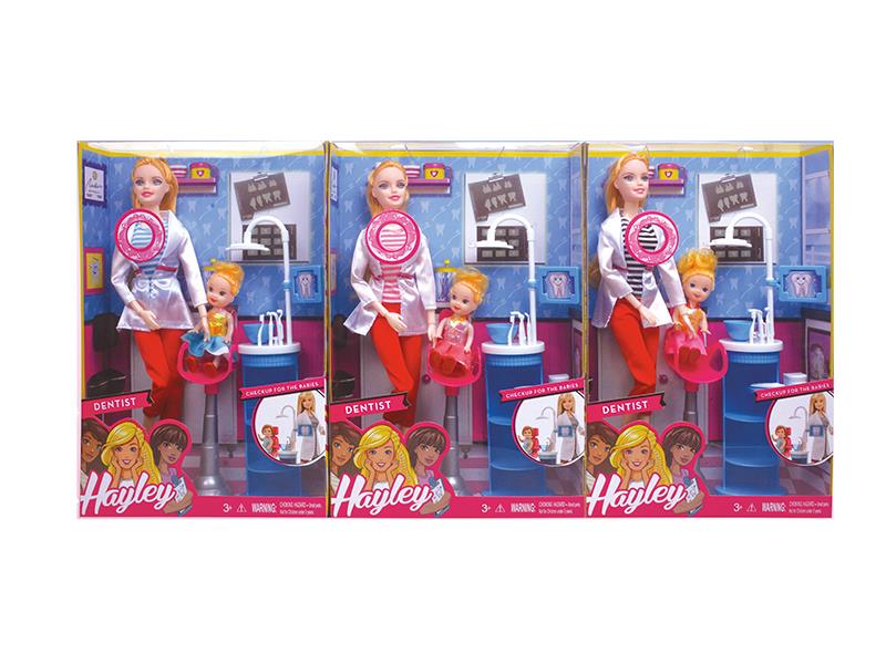 Hayley Fashion Doll Dentist Set(Lights,Music)