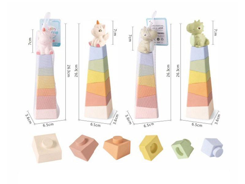 Stackable Square Pillar Animal