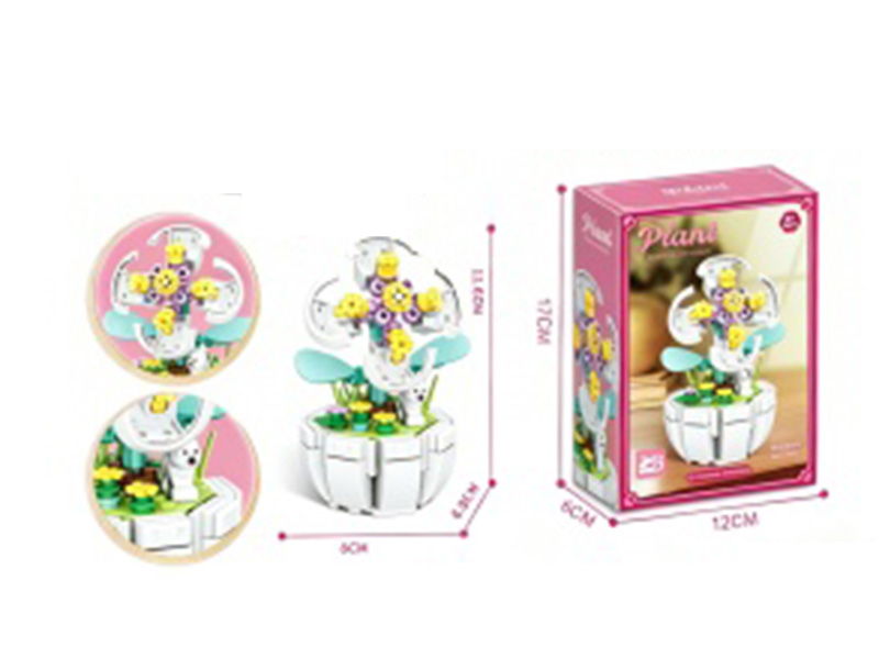 Building Blocks: 142 Pieces Plum Blossom