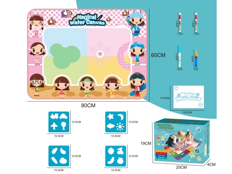 80*60 Girls' Water Painting Blanket