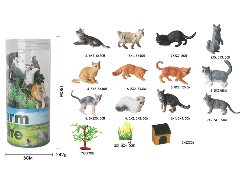 Farm Pet Set 18pcs