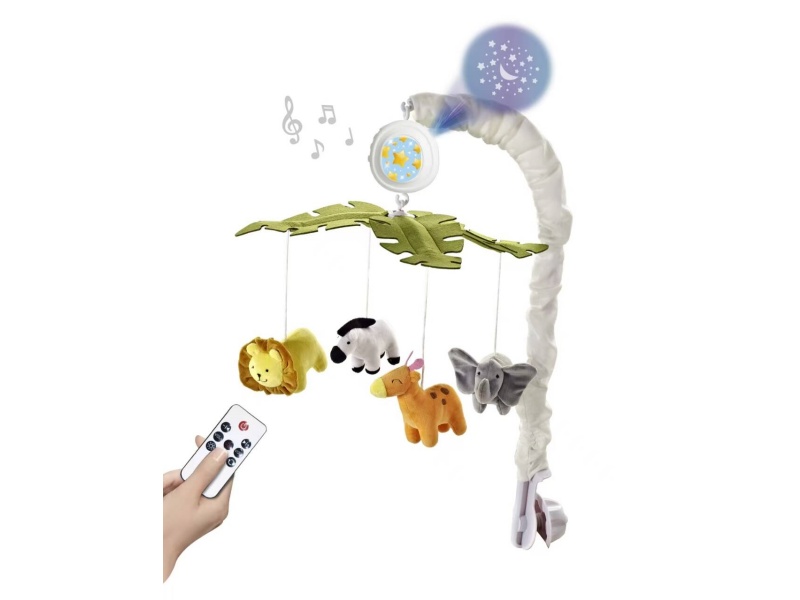 Light Projection Bedside Bell With Remote Controller