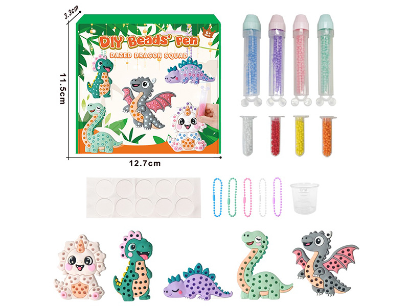 DIY Beads Pen Set - Dinosaur