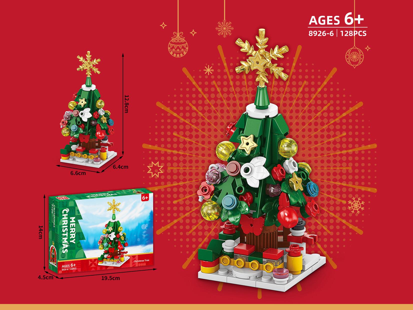 Building Blocks: 128 Pieces Of Christmas Tree