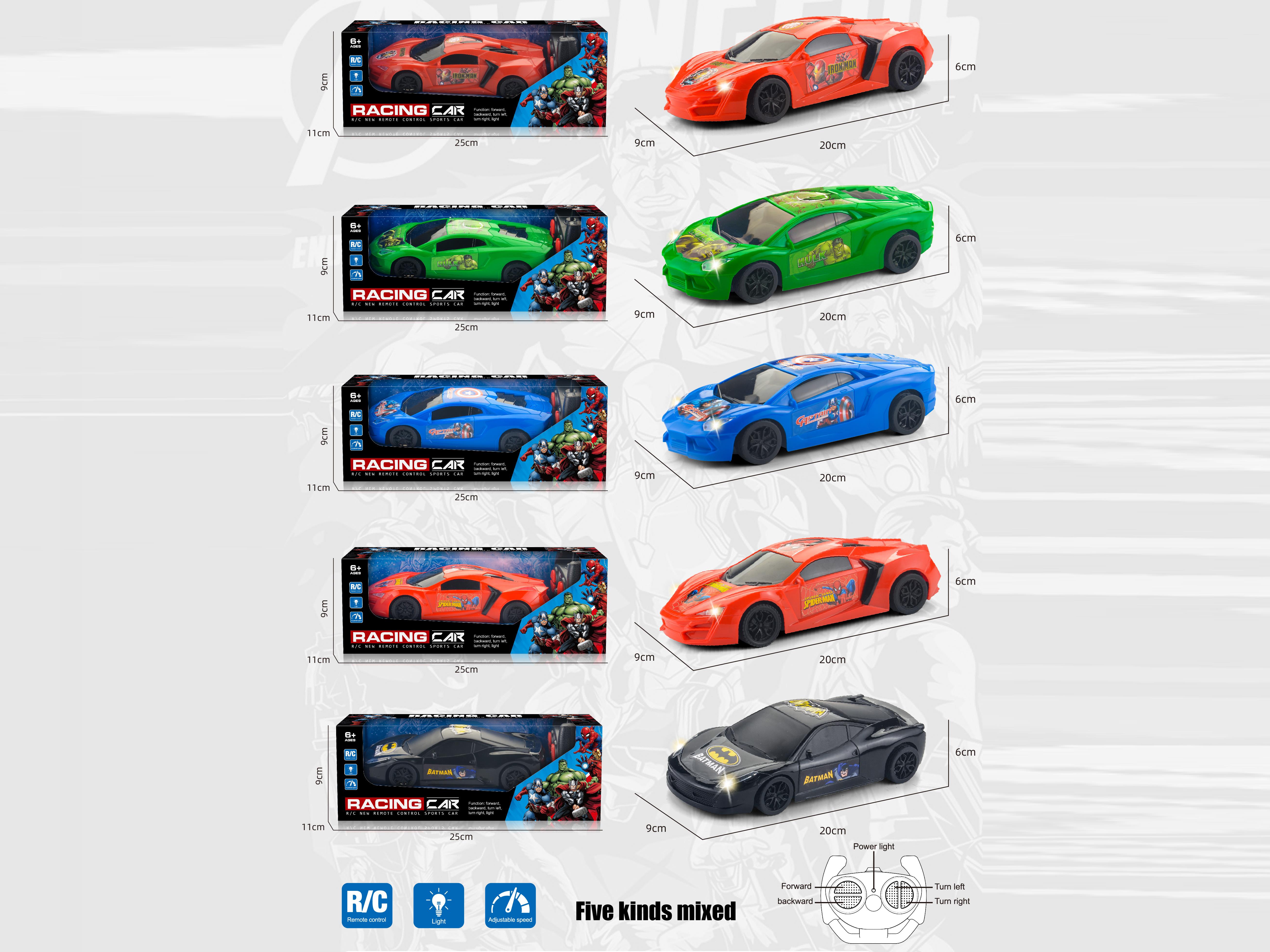 The Avengers Remote Control Car Is Equipped With Lights