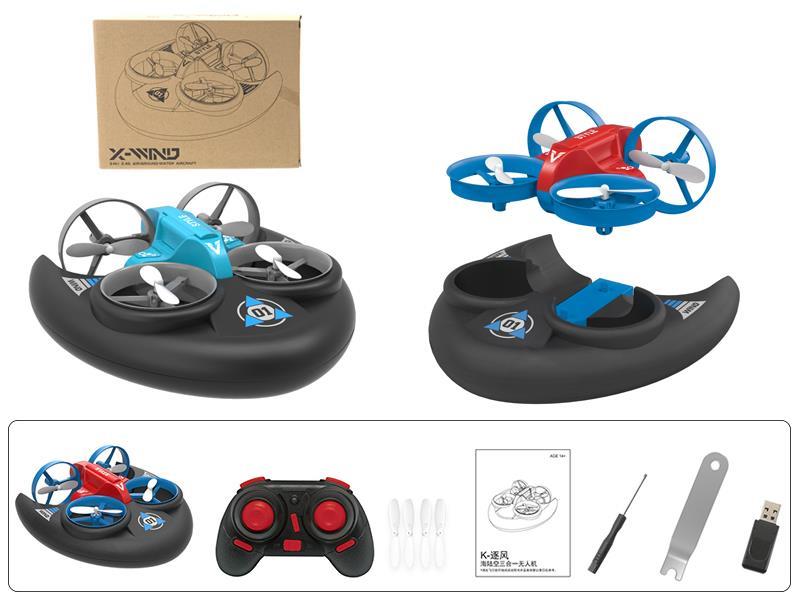 Remote Control  Water, Land And Air 3 In 1 Drone