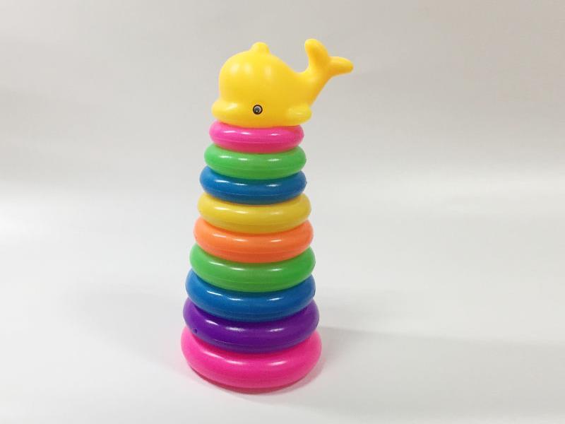 Whale 9-Storey Small Round Rainbow Ring Rainbow Tower