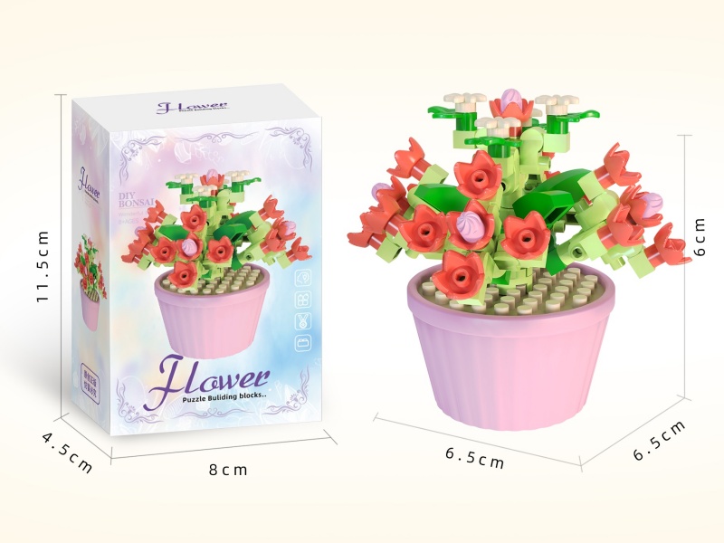 Building Blocks: 125 PCS Of Guanyin Lotus