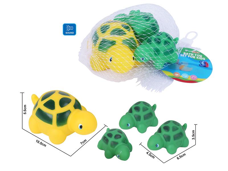 Cute Tortoise Kids Bath Toy Set