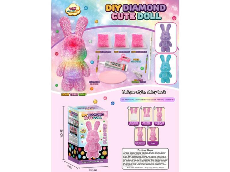 Diy Diamond Rabbit (With Light