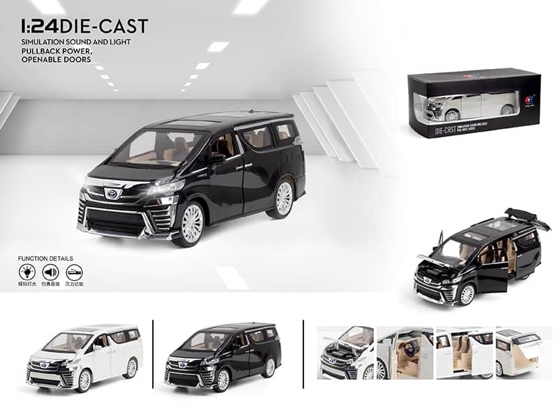 1:24 Toyota Vellfire Alloy Car Model