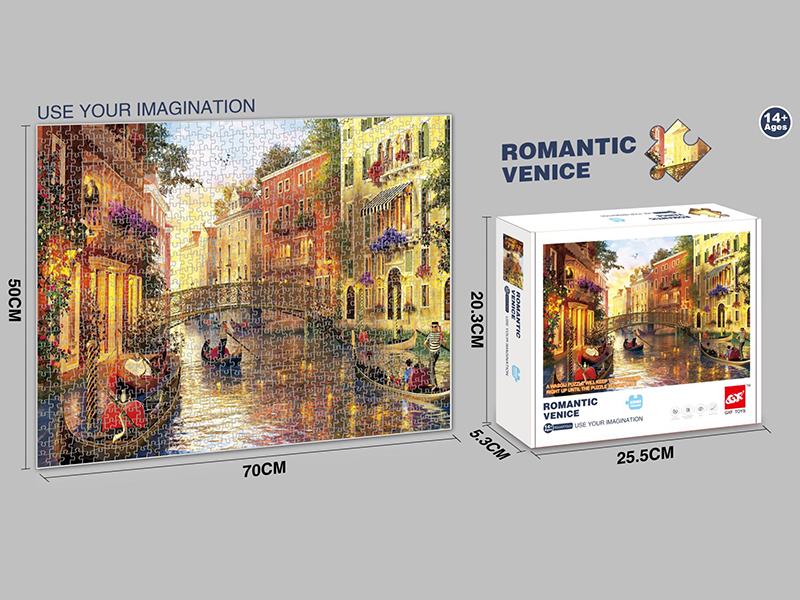 1000pcs Puzzle(Romantic Venice)