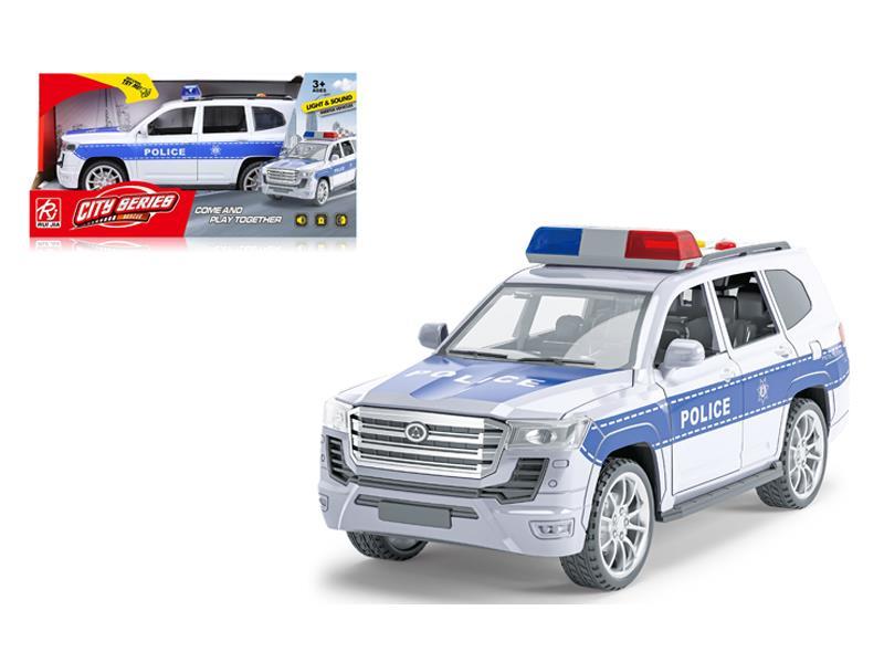 Friction Police Car With Sound And Light