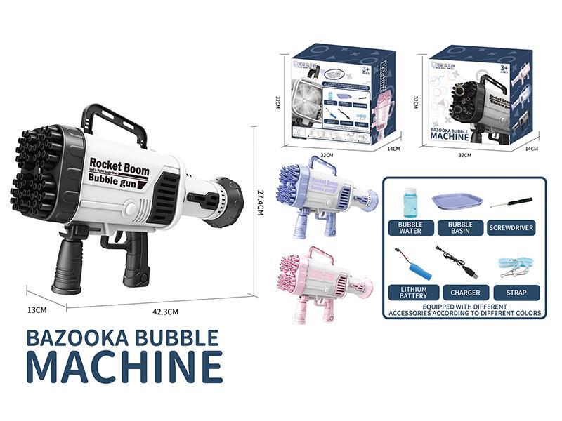 44 Hole Bazooka Bubble Machine