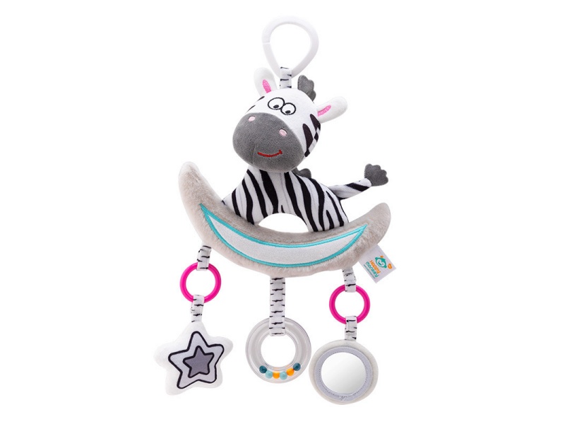 Musical Zebra Baby Soothing Plush Pendant