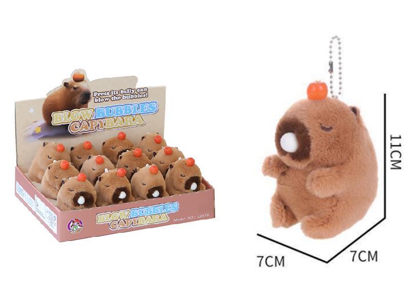 Blow Bubbles Capybara Plush Toy 12PCS