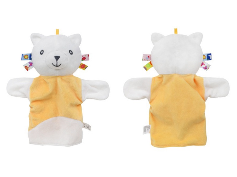 Yellow Bear Educational Parent-Child Interactive Plush Hand Doll